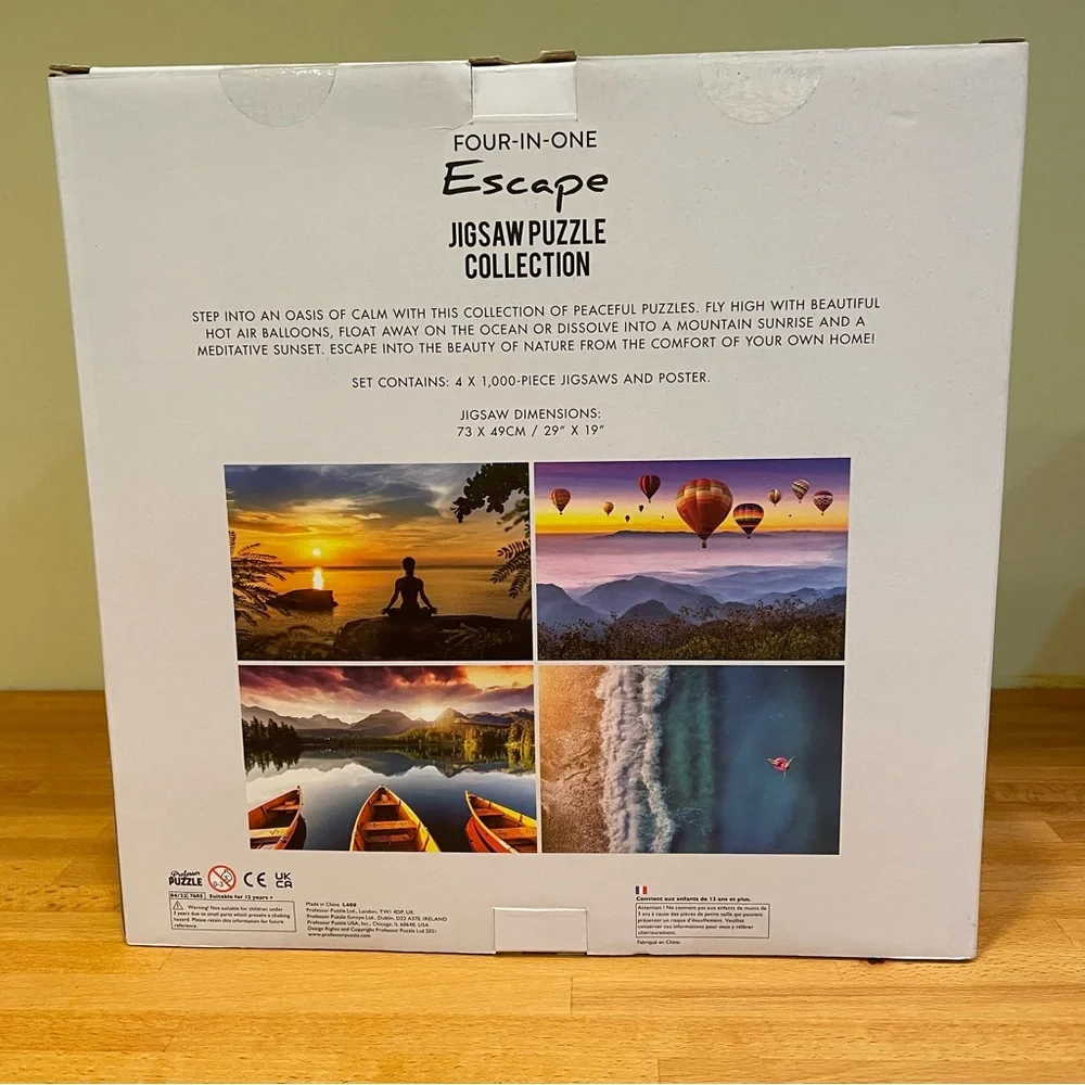 NWT, Four-in-One Escape Jigsaw Puzzle Collection - Picture 4 of 6